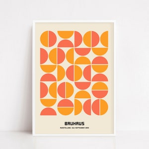 Bauhaus poster | Bauhaus print | bauhaus art | bauhaus style