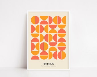 Bauhaus poster | Bauhaus print | bauhaus art | bauhaus style