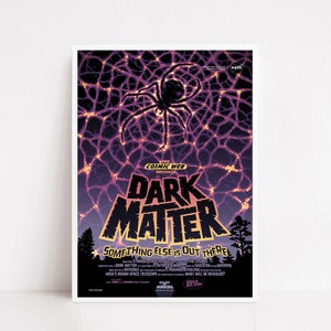NASA dark matter poster / NASA poster / NASA print / nasa illustration / travel poster
