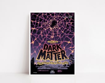 NASA dark matter poster / NASA poster / NASA print / nasa illustration / travel poster