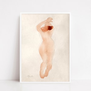 Rysunek Auguste&#39;a Rodina | Plakat Rodina | Rysunek vintage | Plakat artystyczny | Plakat rysunkowy