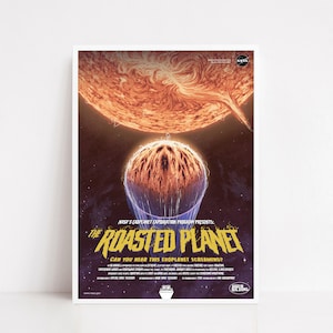 Nasa the roasted planet / Nasa poster / Nasa print / Nasa print / Space poster