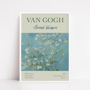 Van Gogh almond blossom poster | Almond blossom print | vang gogh painting | van gogh art