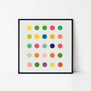 Damien Hirst poster | Damien Hirst print | Damien Hirst dots |