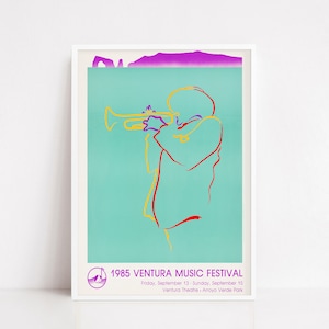 vintage poster | exhibition poster | music poster jazz
