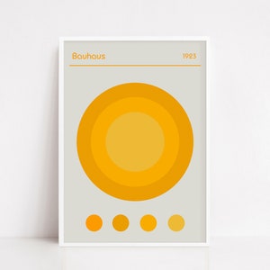Bauhaus poster | Bauhaus print | bauhaus art | bauhaus design | exhibition poster