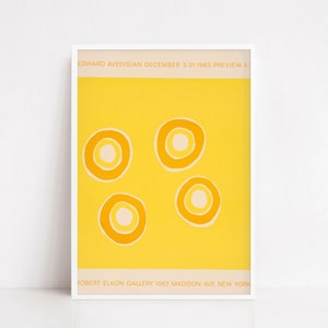 Edward Avedisian vintage poster | vintage print | art poster