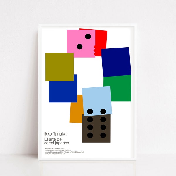 Ikko Tanaka print | Japanese poster | art poster | exhibition print