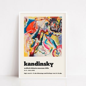 Kandinsky poster | Kandinsky print | Wassily Kandinsky painting | Kandinsky wall art