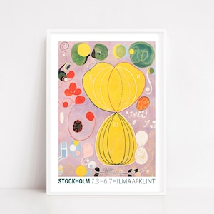 Hilma Af Klint poster | Hilma Af Klint print | Hilma Af Klint art | vintage poster | wall art