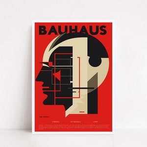 Bauhaus poster / bauhaus print / bauhaus design / bauhaus movement / bauhaus wall art / bauhaus art print / bauhaus poster print