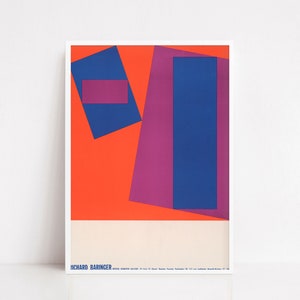 Baringer vintage exhibition poster | art poster | vintage print