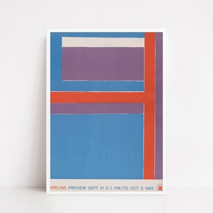 Bireline vintage exhibition poster | art poster | exhibition print