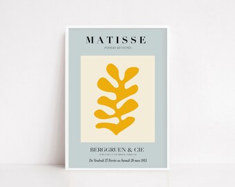 Matisse poster | Matisse print | Henri Matisse cut outs