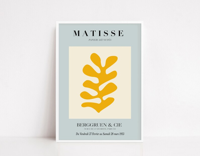 Matisse print Matisse poster \u00a0Henri Matisse cut outs