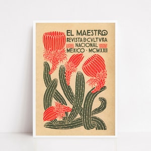 El maestro / mexikanisches vintage Plakat / Vintage Print
