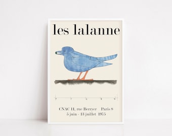 Les Lalanne poster |  Lalanne bird poster | exhibition poster | exhibition print | art poster