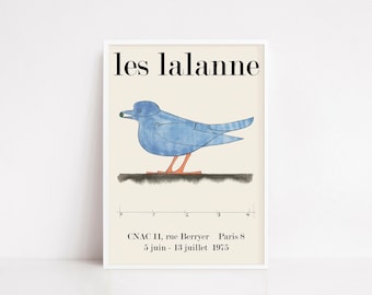 Affiche Les Lalanne | Affiche oiseau Lalanne | affiche d'exposition | impression d'exposition | affiche artistique