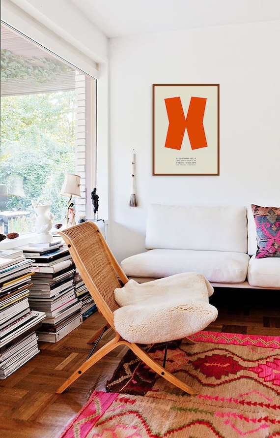 アートポスター エルズワース・ケリー エキシビジョンポスター アートポスター エルズワース・ケリー エキシビジョンポスター アート