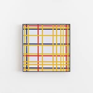 Piet Mondrian  Art Print – Piet Mondrian poster -  Modern Minimalist Wall Decor, Bauhaus Inspired Art