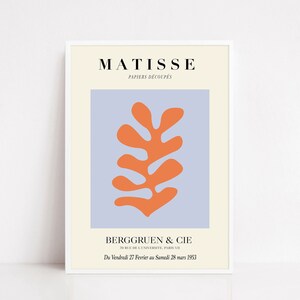 Matisse cut outs poster print | exhibition poster