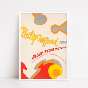 Philip Wofford vintage poster | vintage print | art poster | exhibition poster