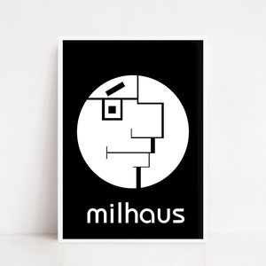 Póster de la Bauhaus / Milhaus Simpson / Póster divertido