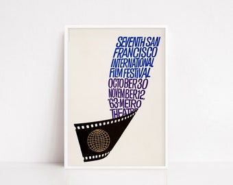 San Francisco poster | vintage poster | film festival print