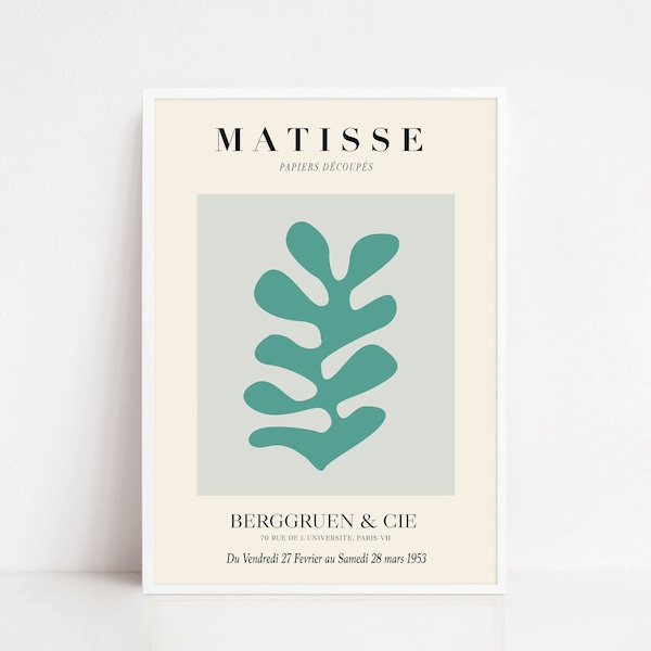 Matisse cut outs poster print | wall art | exhibition poster