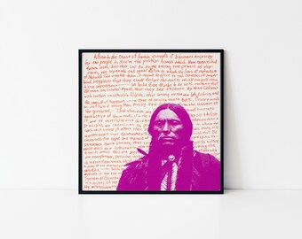 indisch amerikanischer Vintage Druck | Ausstellungsplakat | Vintage Druck | Kunst Poster | Amerika Druck
