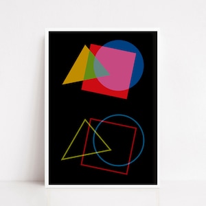 Bauhaus poster print | bauhaus movement | bauhaus design