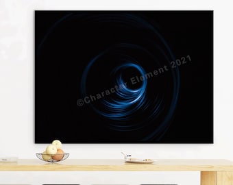Light in Motion-7 Digital Download, Wall Decor, Blue Picture, Abstract Light Picture, Blue Light, Art Gift, Light Photography, Picture Gift
