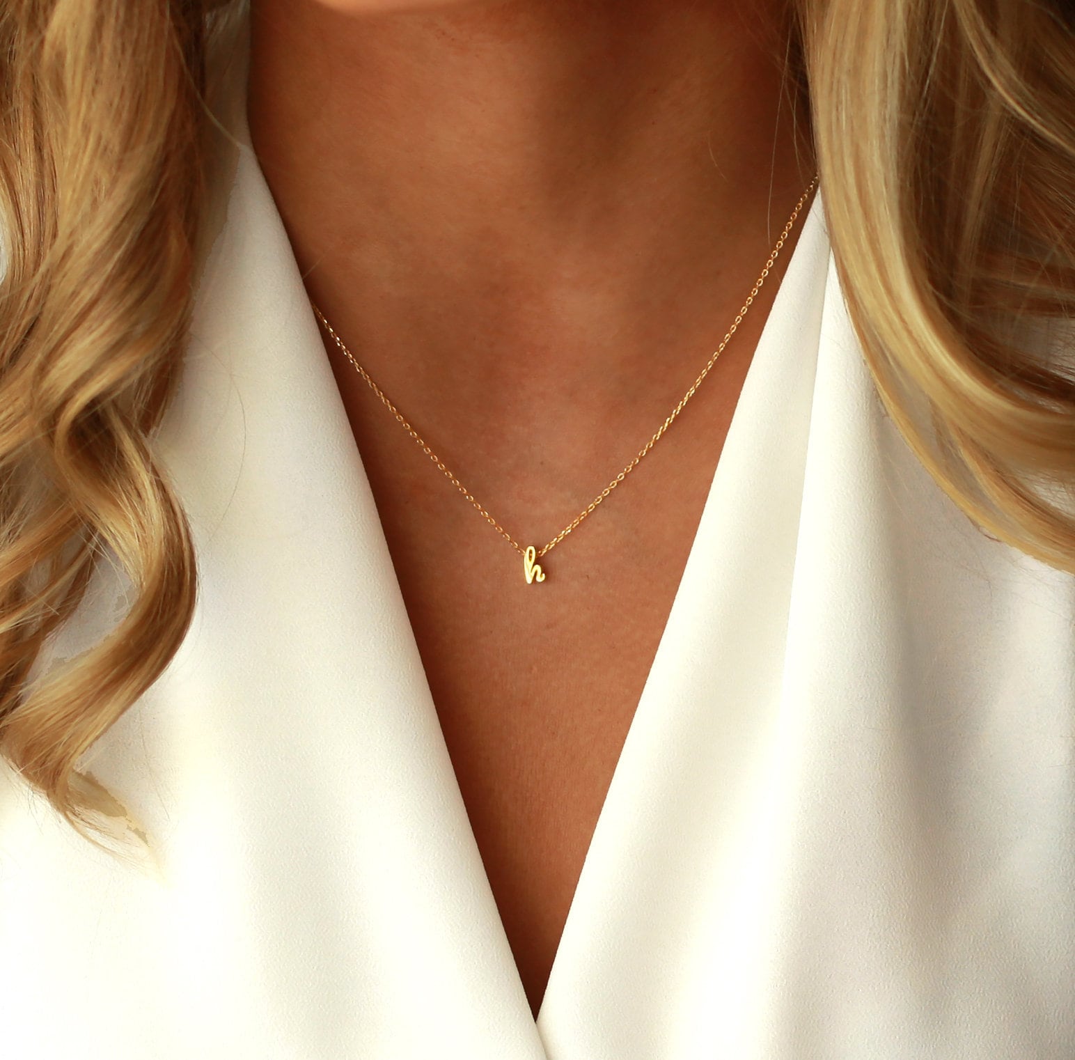 Claire Initial Necklace-L