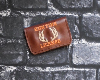 Hunting License Wallet - Hunting Wallet - Hunting License Holder