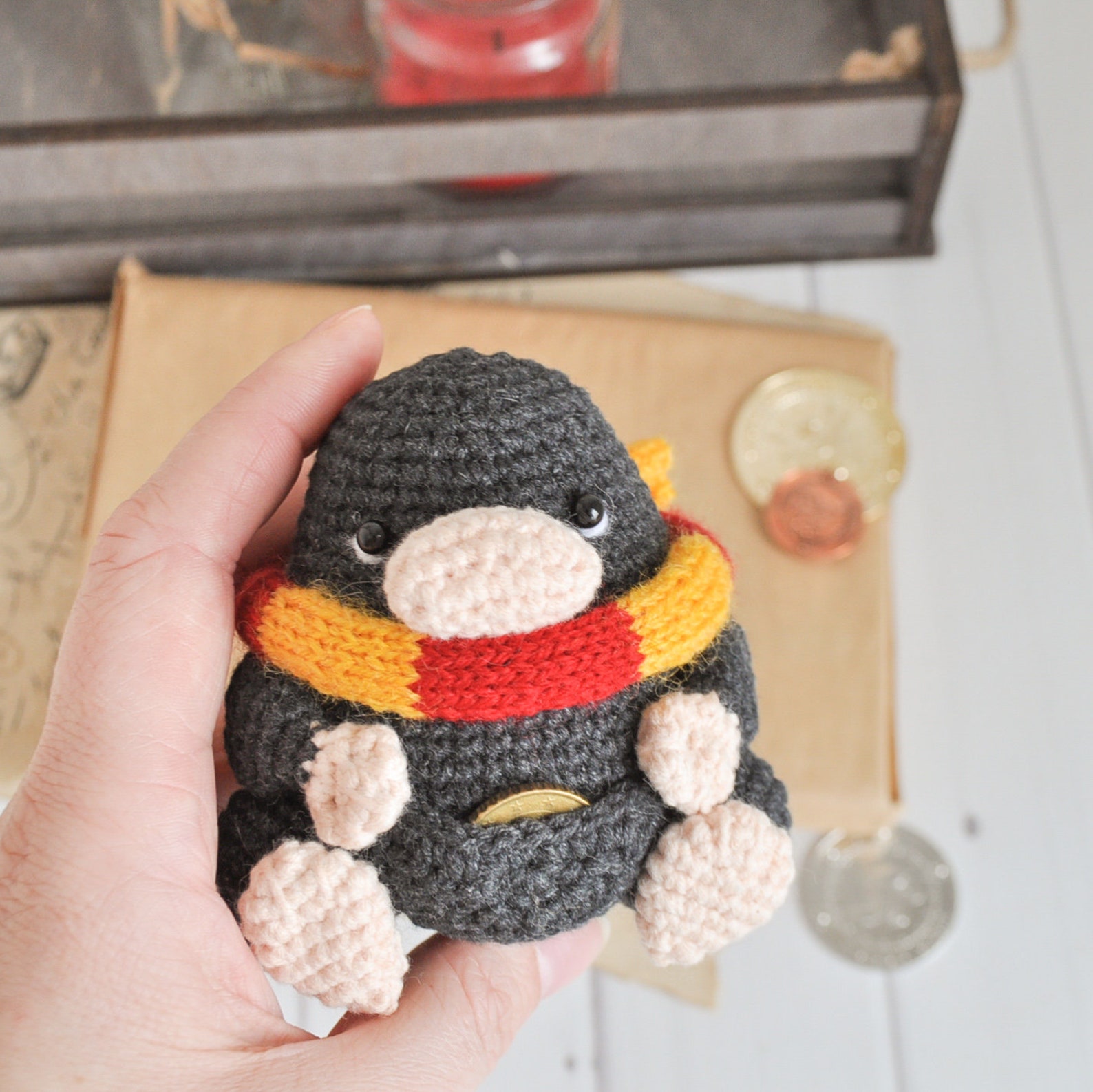 PDF Pattern MINI NIFFLER. Crochet easy toy Baby Niffler from Etsy