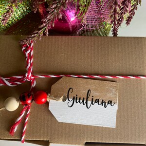 Personalized ChristmasStocking Tags,Christmas gift tag,Christmas labels,Present tags,Name Ornament tags,Stocking Sets Custom,ChristmasDecor