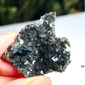 Green Ludlamite, Rare Natural Ludlamite Mineral Specimen, Crystal Gift