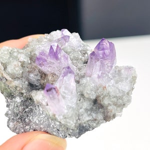 Vera Cruz Amethyst Cluster on Matrix, High Quality Vera Cruz Amethyst Specimen, Vera Cruz Amethyst Point, Natural Vera Cruz Amethyst Crystal