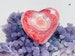 Natural Rhodochrosite heart, 38-49mm Argentina Banded Rhodochrosite heart , Top Grade Rhodochrosite from Argentina, Pink Rhodochrosite 