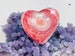 Natural Rhodochrosite heart, 38-49mm Argentina Banded Rhodochrosite heart , Top Grade Rhodochrosite from Argentina, Pink Rhodochrosite