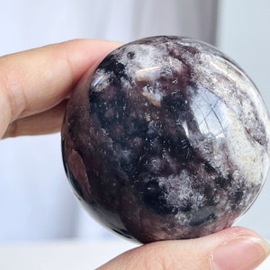Galaxy Purple Chalcedony Sphere