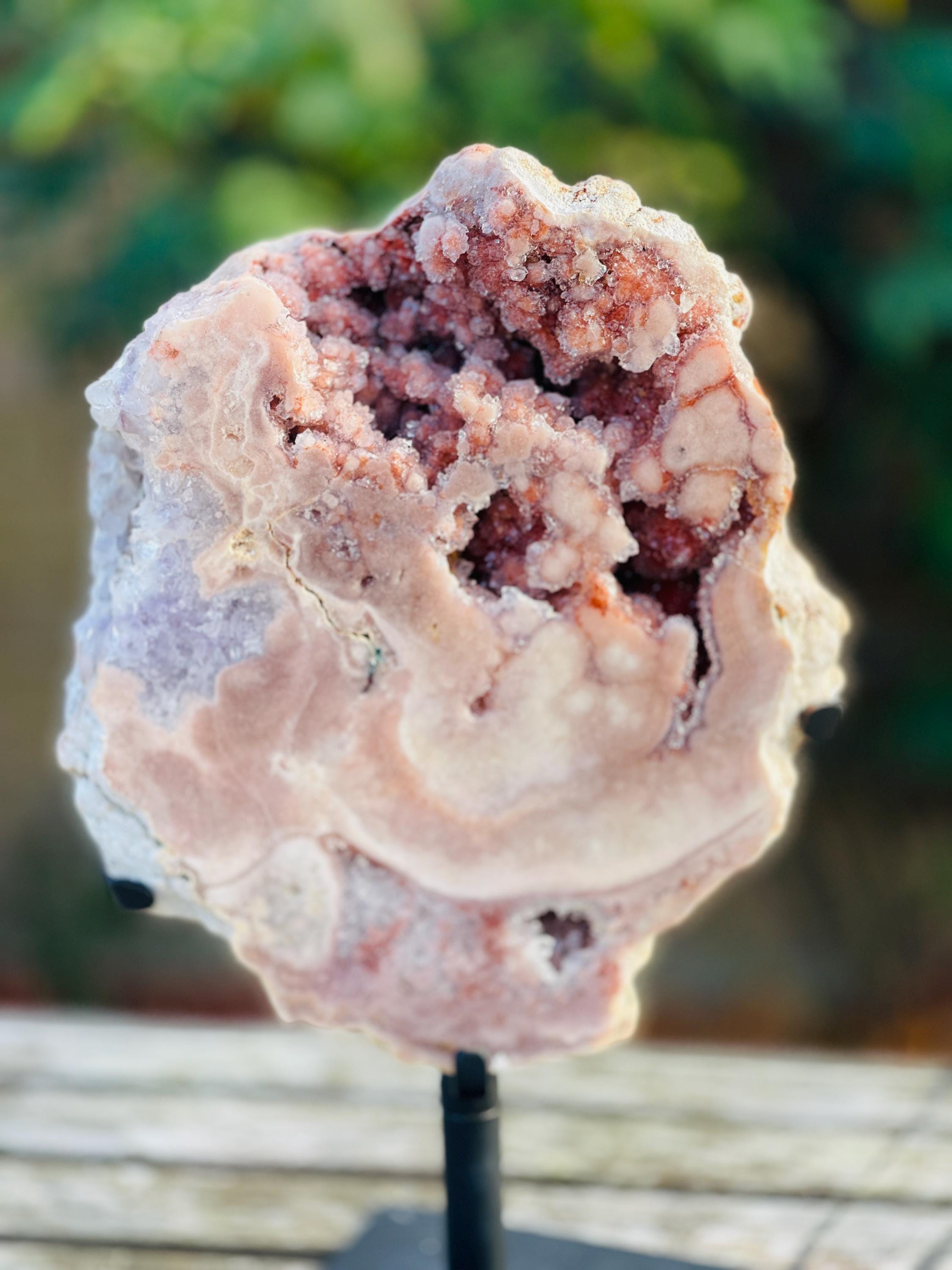 Spinning Amethyst on Stand - Etsy