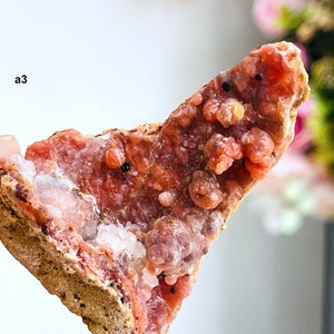 Incredibile calcedonio rosso dal Marocco, minerali del Marocco, esemplari minerali naturali di calcedonio scintillante, regalo di cristallo, cristalli grezzi
