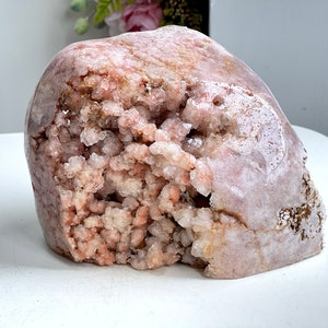 Ametista rosa a forma libera, 2,5 kg di ametista rosa super drusa con cristalli di ametista, incredibile ametista rosa a forma libera
