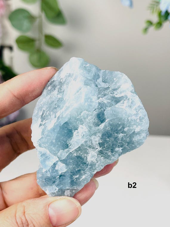 Natural Aquamarine Rough Stone: Blue Crystal, Untreated Gem