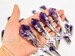 Amethyst Root, Elestial Amethyst Point, Raw Amethyst root, One Piece Small Amethyst root, Dragons Tooth-Amethyst, Crystal for Anxiety