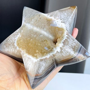 XL Druzy Agate Star