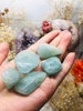 Aquamarine Tumble Stone, A Grade Large Aquamarine Tumble Stone, Aquamarine Crystal, Aquamarine Pocket Stone, Reiki Crystal 