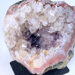 Ametista rosa a forma libera, cristallo di ametista rosa druzy di qualità extra super, incredibile ametista rosa a forma libera, regalo di cristallo