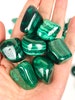 Malachite Tumble Stone, 100% Natural Malachite Pocket Stone, Malachite from Congo, Tumbled Malachite, Polished Malachite, Healing Crystal